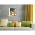 thumbnail image 4 of Aloha - Hawaii Hula Dancers - Vintage Hawaiian Travel Poster by Kerne Erickson - Master Art Print (Unframed) 9in x 12in, 4 of 4