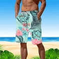 thumbnail image 2 of Kcolen Men's Swim Trunks 5 Inch Inseam Elastic Waist Drawstring Swim Shorts Loose Funny Mens Swim Trunks Men Swim Trunks Beach Summer Athletic Fit Bathing Suit Beach Board Shorts, 2 of 4