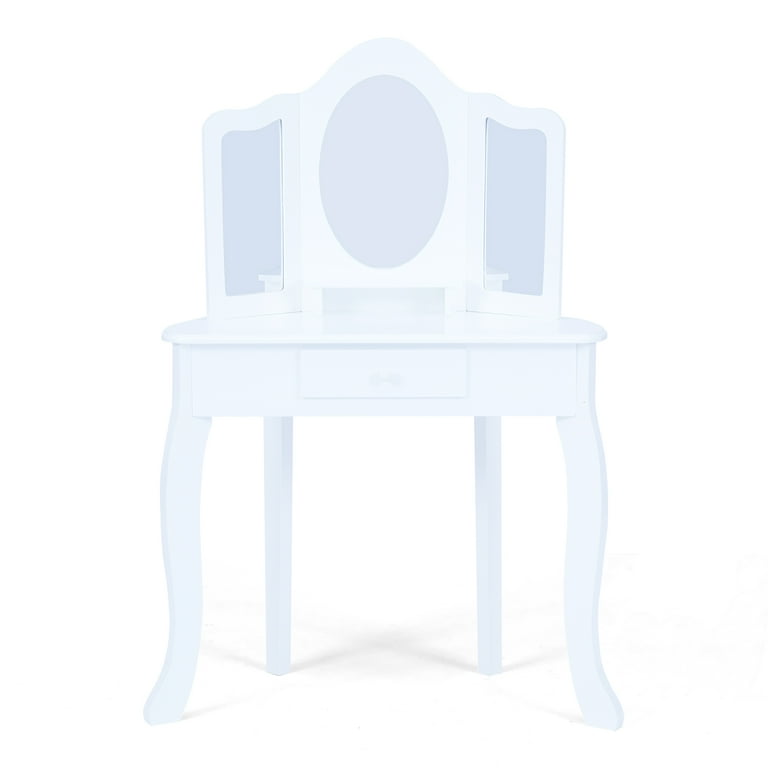 Fantasy Fields Lady Alessandra Corner Vanity Table and Chair Set