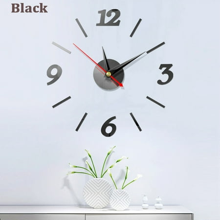 Someecards Christmas Office Fashion DIY Wall Clock Modern Acrylic Mirror Wall Clock Fashion Modern Art Decoration Wall Clock for Home House Office Decoration Decor Christmas Thanksgiving Gift Business Gift ()