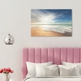 thumbnail image 2 of Wynwood Studio Canvas Luxurious Beach Nautical and Coastal Coastal Wall Art Canvas Print Blue Metallic Gold 30x20, 2 of 3