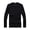#01-Black, variant on Menโs Slim Fit Fleece V-Neck Long Sleeve T-Shirt โ Lightweight Thermal Base Layer โ Stretchy Soft Casual Tee Top