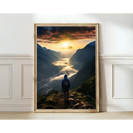 Vietnam Sapa Fansipan Wall Art Mountains Nature Decor, Unframed Paper Print Size 8x12