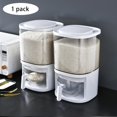 thumbnail image 3 of kurtrusly Rice and Grain Storage Container Cereal Dispenser Box White Auto, 3 of 6