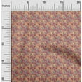 thumbnail image 2 of oneOone Viscose Jersey Maroon Fabric Abstract Sewing Craft Projects Fabric Prints By Yard 60 Inch Wide, 2 of 4