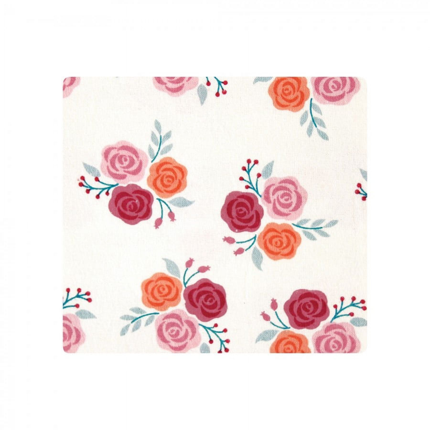 Hudson Baby Infant Girl Cotton Flannel Receiving Blanket Bundle, Cutest Pumpkin, One Size