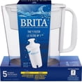 thumbnail image 1 of Brita® Small 5 Cup Water Filter Pitcher with 1 Standard Filter, BPA Free, Metro, White, 1 of 2