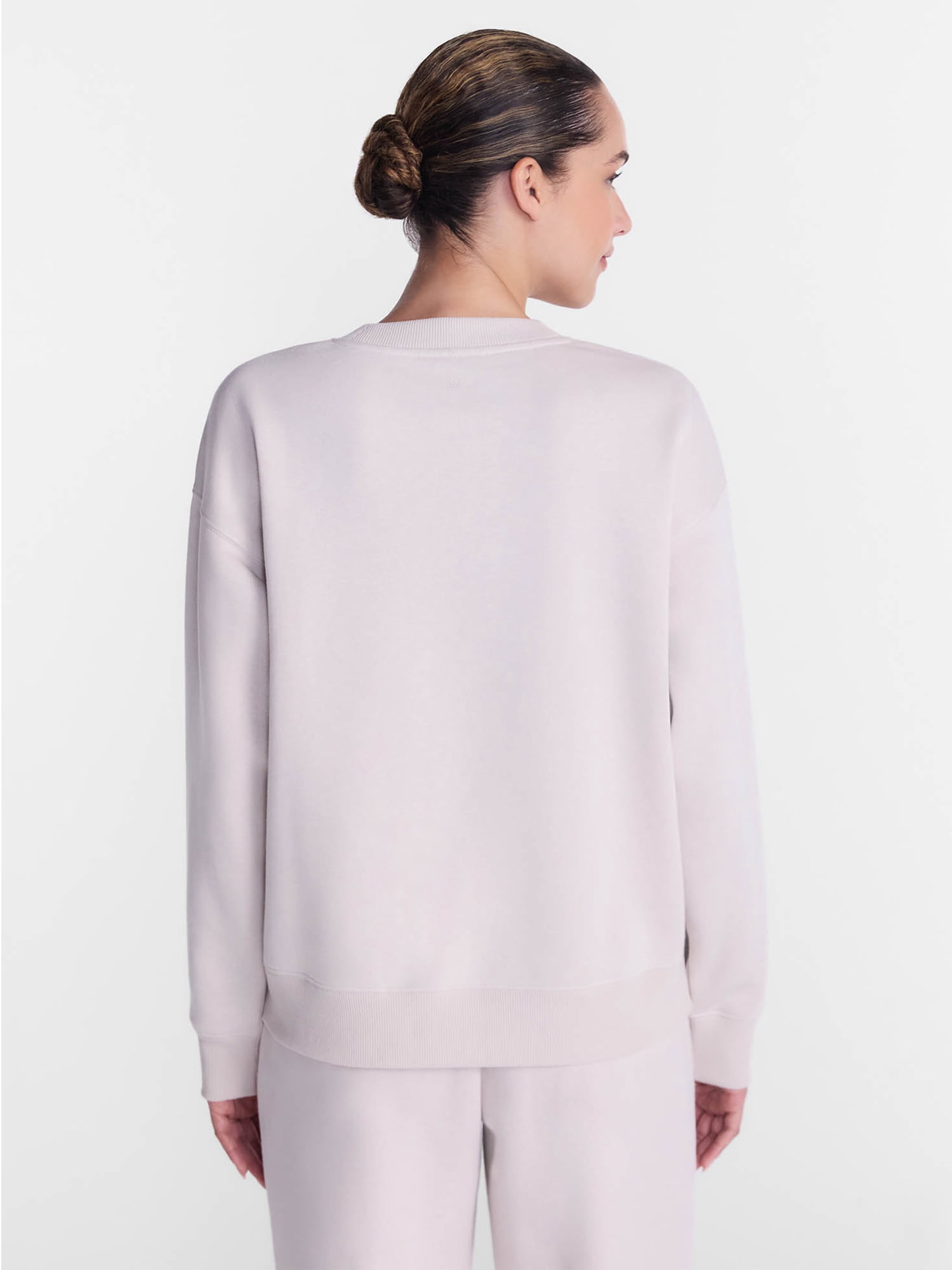 Athletic Works Women's and Women's Plus Fleece Sweatshirt with Long Sleeves, Sizes XS-4X
