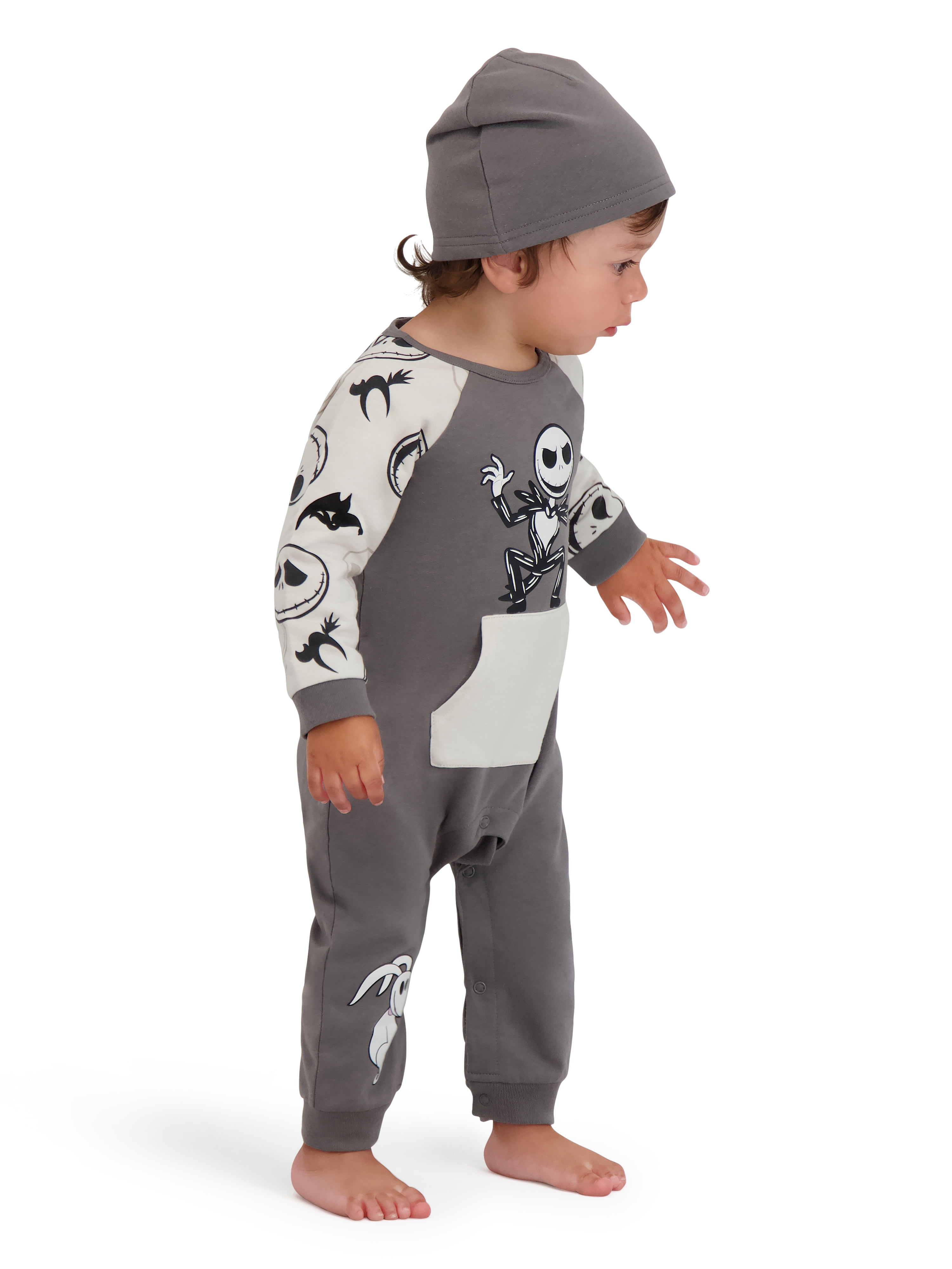 Night Before Christmas Baby Boy Long Sleeve Coverall & Hat, Sizes 0-24 Months