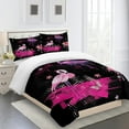 thumbnail image 2 of Flamingo Duvet Cover and Pillowcases - Microfiber - Digital Print D 135*200 Cm, 2 of 5
