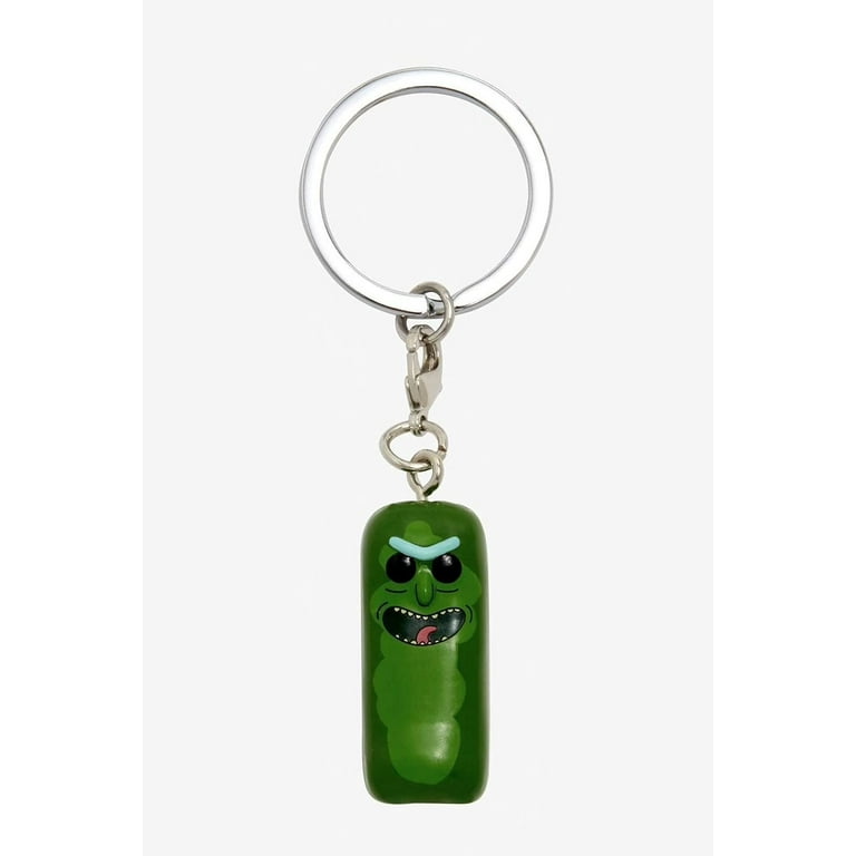 Pickle rick pop keychain sales