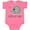 Hot Pink, variant on Inktastic Grandchild Loved by Oma Boys or Girls Baby Bodysuit