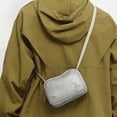 thumbnail image 4 of Bolsa de hombro simple Casual Dupont Paper Lady Messenger Bag para ir de compras (Plata) Ehuebsd Para Estrenar, 4 of 8