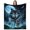 Wolf, variant on Cozy Plush Floral Black Cat Throw Blanket for Camping Sofa Home Yellow Eyes Blankets Gifts for Women Men Adults Cats Lovers Decor Birthday Gifts 50×40 Inch