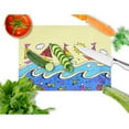 thumbnail image 2 of Caroline's Treasures Summer Sail Away Sailboats Glass Cutting Board Large, 2 of 2