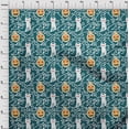 thumbnail image 3 of oneOone Silk Tabby Dark Teal Blue Fabric Halloween Sewing Fabric By The Yards Prints Diy Clothing Sewing Supplies 42 Inches Wide, 3 of 4