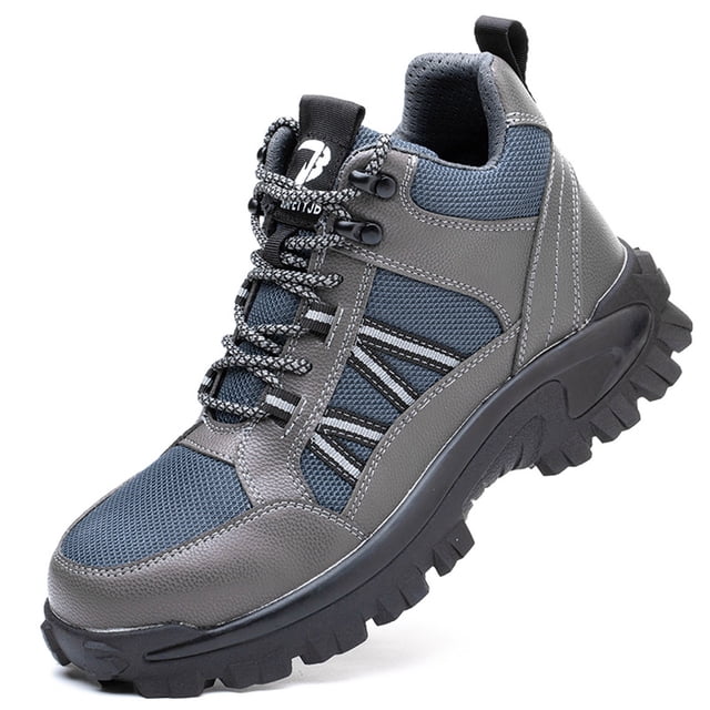 Zapatos de herramientas para hombres, zapatos de trabajo de corte medio a la moda antigolpes y antiperforación, zapatos de seguridad Wmkox8yii 123q264