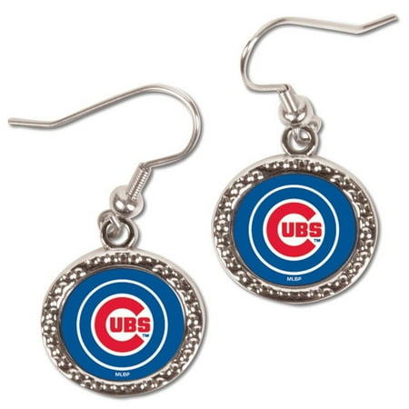 - Chicago Cubs WinCraft Women's Round Dangle Earrings - No Size