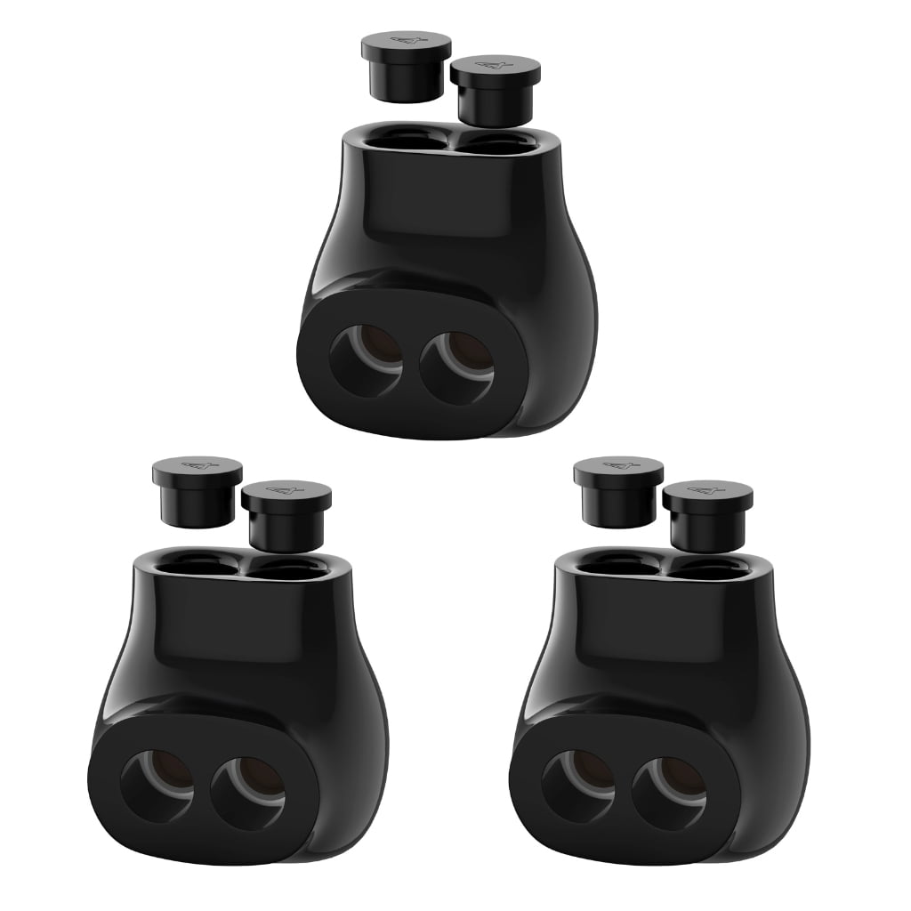 Sturdy Plastic Electrical Power Connectors Terminals 3Pcs for Multiple Cables