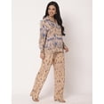 thumbnail image 5 of Moomaya Printed 2Pcs Co-Ord Set For Women, Shirt Top With Pants, 5 of 8