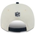 thumbnail image 4 of Men's New Era  Cream/Navy Tennessee Titans 2025 NFL Draft A-Frame 9FIFTY Snapback Hat, 4 of 5