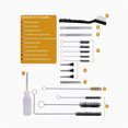 thumbnail image 2 of 23pcs Spray Gun Cleaning Kit With Cleaning Brush Storage Case Mini Hvlp Detail Set For Cleaning All Types Spray Guns, 2 of 8