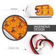 thumbnail image 2 of 2pcs 12 LED Light Marker Light Side Marker 12-24V Lámpara de camión para camioneta, 2 of 6