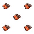 thumbnail image 1 of Minnieouse Zapatillas de casa Suministros de invierno Calzado cálido Parejas Base gruesa Zapatos de fondo Calentador Hombre Mujer Mujer Naranja Type2 NO2, 1 of 6