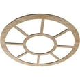 thumbnail image 2 of Ekena Millwork 28"OD x 10 1/8"ID x 1/4"T Grace Wood Fretwork Pierced Ceiling Medallion, Red Oak, 2 of 3