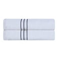 thumbnail image 3 of BNM Turkish Cotton Luxury Bath Towel Set of 2, Navy Blue, 3 of 5