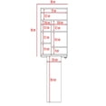 thumbnail image 5 of Mesa Bar Empotrable Vatta, Color Wengue, 5 of 5