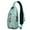 Greenish-blue-17, variant on Crossbody Sling Backpack for Women Men Cute Ocean Life Turtle Shoulder Sling Crossbody Casual Chest Bag for Travel Sports Running Hiking