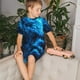 thumbnail image 4 of Balery Wolf Conjunto de Pijama Infantil de Manga Corta con Estampado – Ropa de Dormir de Algodón Suave-Large, 4 of 6