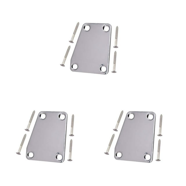 Wosthever Reemplazo de la placa del cuello de la guitarra eléctrica Universal Musics Playing Guitars Board String Instrument Accesorio con tornillos Type1 NO1 Wosthever CBP464184