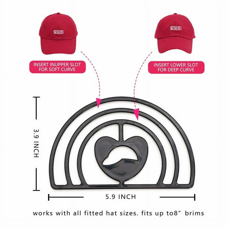 4pcs Hat Brim Bender Plastic Hat Rack Hat Shaper Portable Hat Bending Tool  for Baseball Cap 