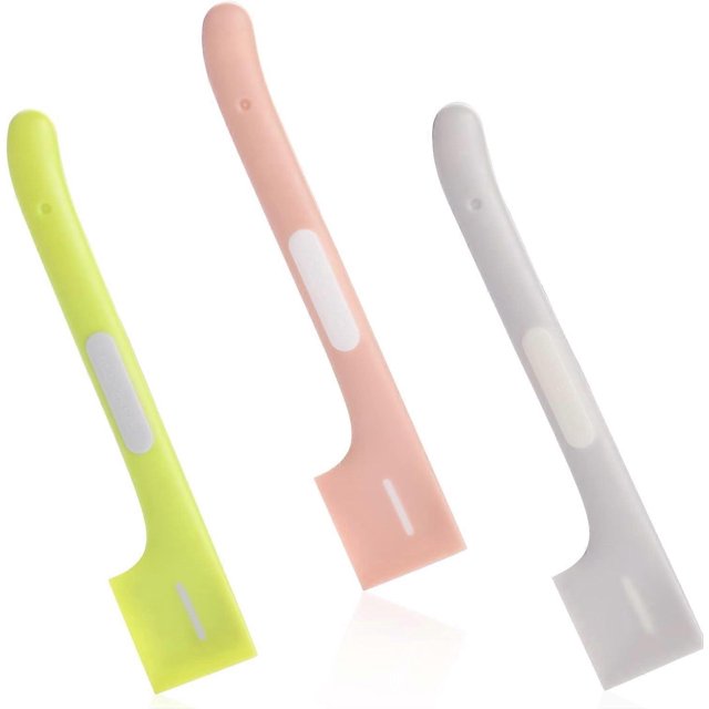 3 PCS Pet Food Can Spoon Pet Food Mixing Spoons Silicone Food Canned Scoop Mini Spatula Food Can Spoon for Dogs and Cats(Pink+Grey+Green)