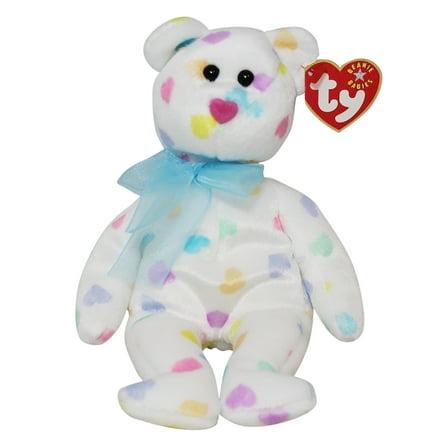 Ty Beanie Babies Kissme the Bear Valentine's Day Plush