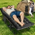 thumbnail image 5 of NIUMU Camping Cot for Adults, Folding Sleeping Cot with Mattress, 500 lb Capacity Heavy Duty Outdoor Folding Sleeping Bed, Portable Cot Bed for Camping, Indoor Guest Use, Home & Travel, 5 of 7
