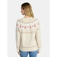 thumbnail image 3 of Holiday Time Women's and Women's Plus Pretty Christmas Sweater, Sizes XXS-3X, 3 of 5