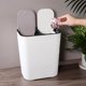 thumbnail image 1 of unbranded Cubeta De Basura Beige Para Cocina Con Y Doble Compartimento Para Residuos Secos Y Húmedos, 1 of 8