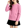 thumbnail image 3 of YOUYEDIAN Girls Oversized Sweatshirts Boys Casual Long Sleeve Crewneck Fleece Pullover Tops, 3 of 5