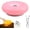 pink plug-in version, variant on Creative Orange Donut Atmosphere Lamp, Rechargeable Orange Donut Wall Lamp with Abs Shade, 3-Colors Touch Donut Light for Bedroom and Desk, Novel Art Deco Lamp (Colorful Rechargeable Version)