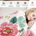thumbnail image 3 of FUMJ Floral Throw Blanket, Pink Rose Floral Throw Blanket, Soft Cozy Flannel Flower Blankets, Fluffy Fuzzy Rosebuds Wildflowers Print Blankets for Girls Women Gifts Home Sofa Couch Bed Decor, 3 of 6