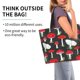 thumbnail image 2 of Fotbe Red Mushrooms Bolsa Tote Estética de Lona con Estampado para Mujer - Bolsa Reutilizable de Hombro Casual para Vacaciones, Compras, Trabajo y Gimnasio, 2 of 8