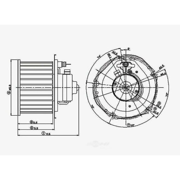 HVAC Blower Motor