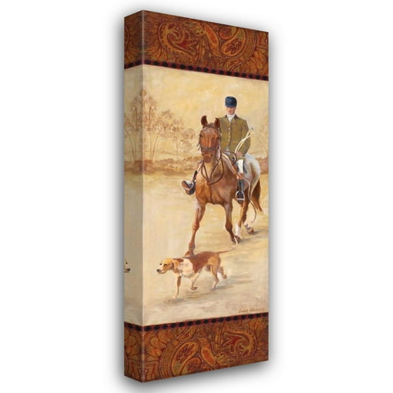 Linda Wacaster 9x18 Gallery Wrapped Canvas Wall Art Titled - On the Hunt II