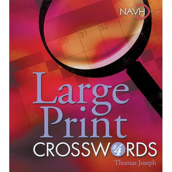 Large Print Crosswords Large Print Crosswords #4, (Spiral-Bound)