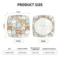 thumbnail image 5 of Fuzoiu Lovely Bear Print Square Cushion Cover,Couch Cushion Covers, Stretch Seat Slipcover for Dining Chairs, Banquets, and Home Decor-Two Pieces, 5 of 7