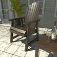 thumbnail image 3 of Highwood 3pc Hamilton Deck Set -Two Adirondack Deck Chairs, One Side Table, Outdoor, Eco-friendly, Synthetic Wood, 3 of 7