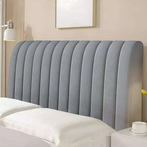 LAMIRO Bed Headboard Cover for Full Queen Cal King Size,Quilted Bed Headboard Slipcover Thicken Dustproof Headboard Padding Protector Cover